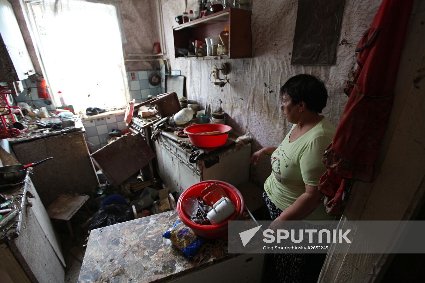 Flood recovery in Sochi following heavy shower