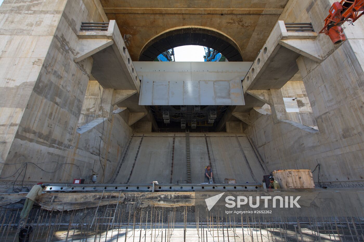 Vostochny Cosmodrome under construction