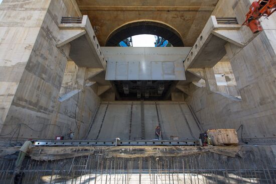 Vostochny Cosmodrome under construction