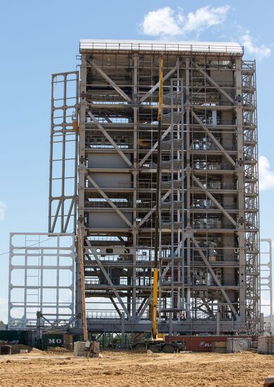 Vostochny Cosmodrome under construction