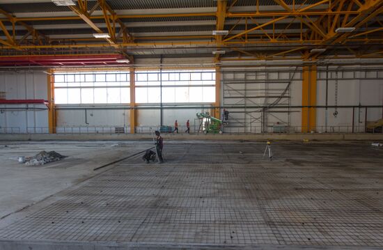 Vostochny Cosmodrome under construction