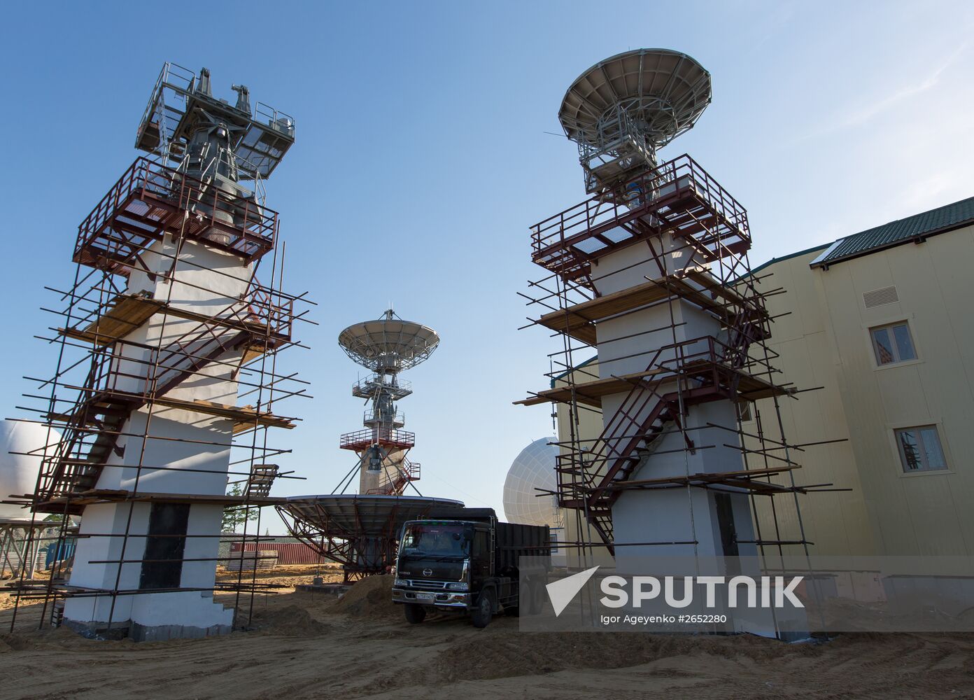 Vostochny Cosmodrome under construction