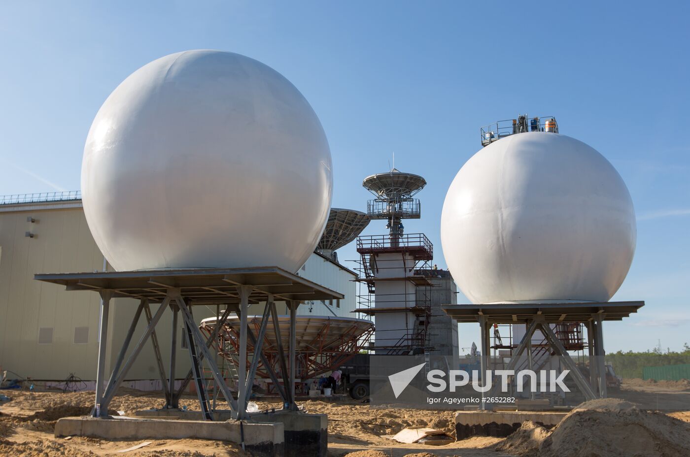 Vostochny Cosmodrome under construction