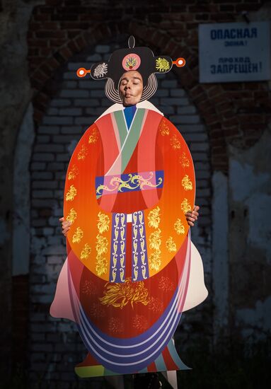 Defile Chinese Caprice at Tsarskoye Selo museum preserve