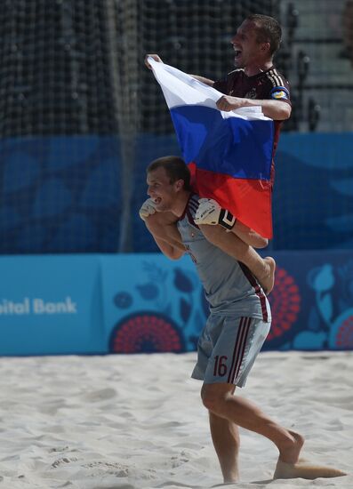 2015 European Games. Beach football. Final match. Italy vs. Russia