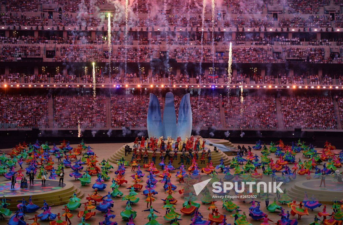 Closing ceremony of 2015 European Games