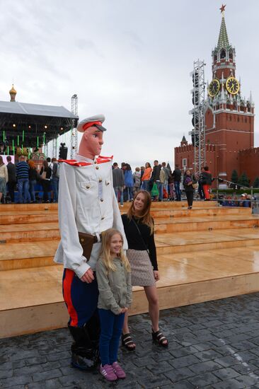 The Books of Russia Festival on Moscow's Red Square. Day Four