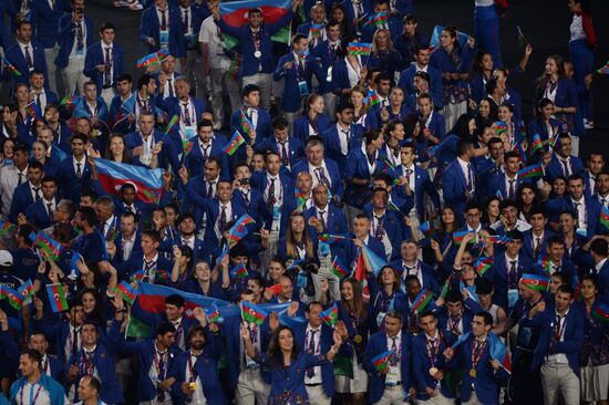 Closing ceremony of 2015 European Games