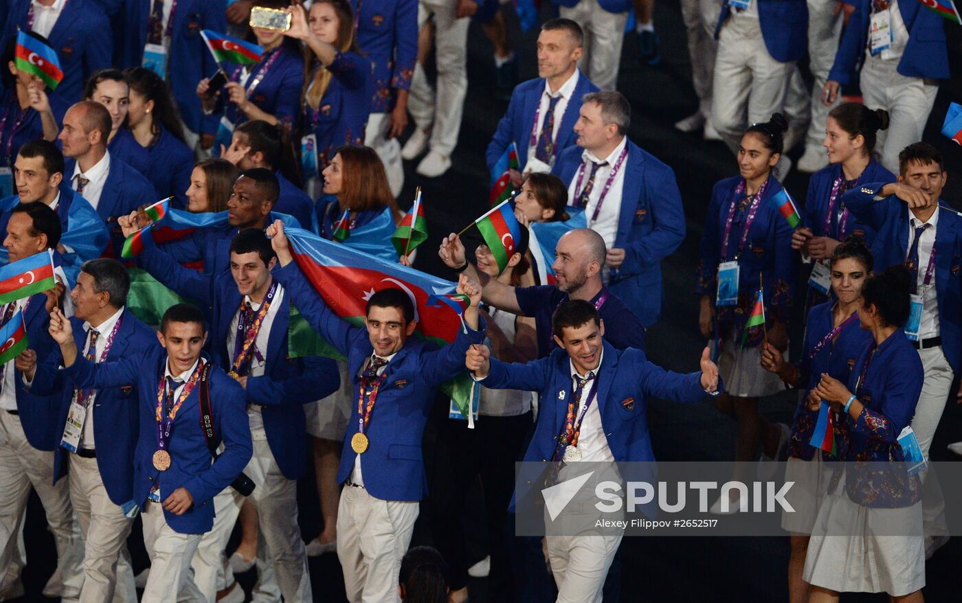 Closing ceremony of 2015 European Games