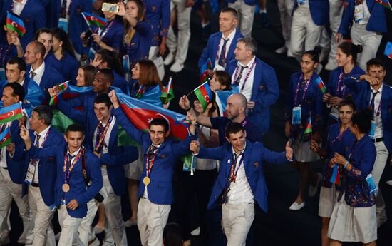 Closing ceremony of 2015 European Games