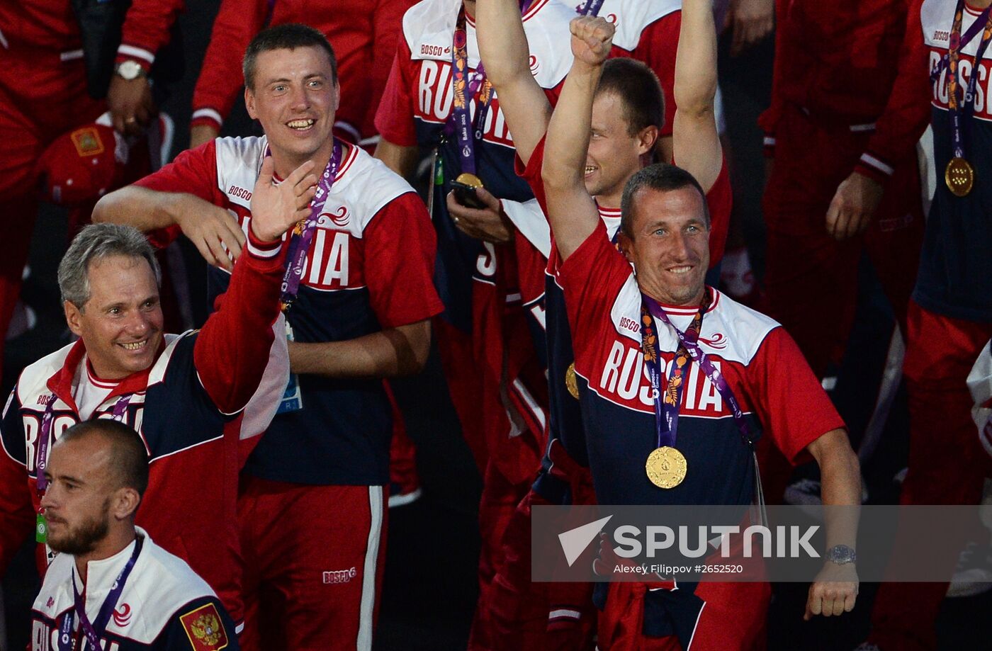 Closing ceremony of 2015 European Games