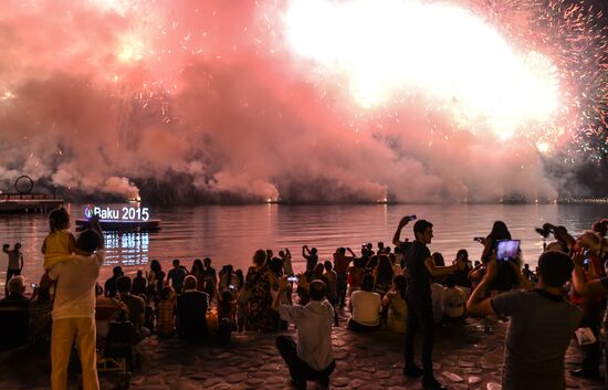 Closing ceremony of 2015 European Games