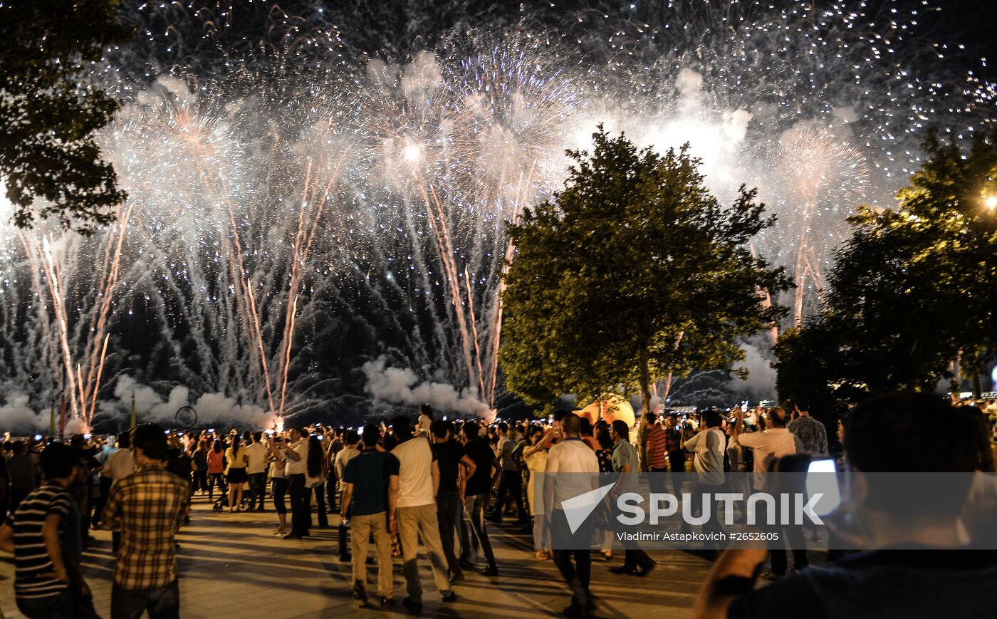 Closing ceremony of 2015 European Games