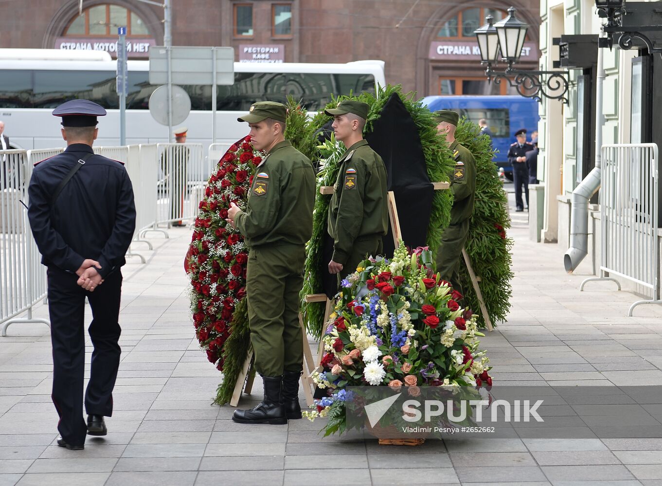 Farewell ceremony for Yevgeny Primakov