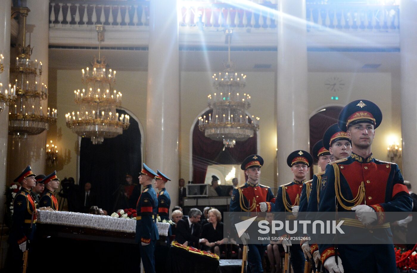 Farewell ceremony for Yevgeny Primakov
