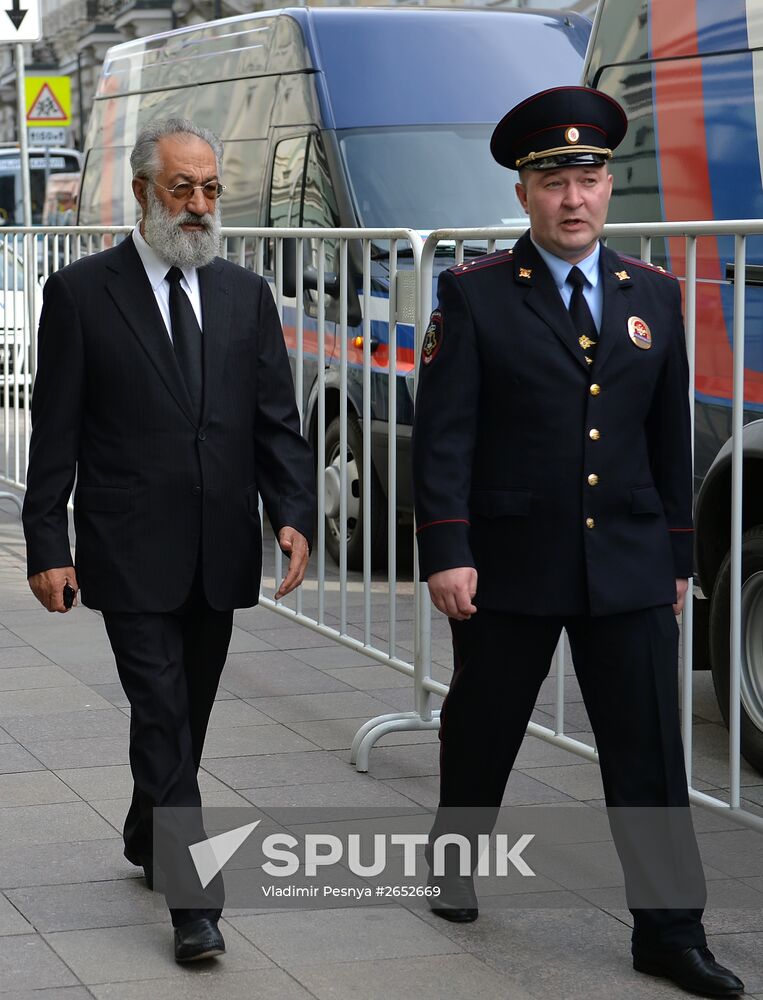 Farewell ceremony for Yevgeny Primakov