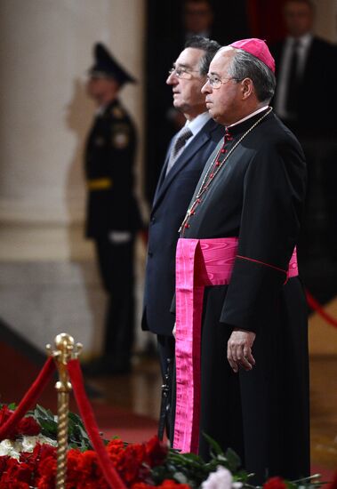 Farewell ceremony for Yevgeny Primakov