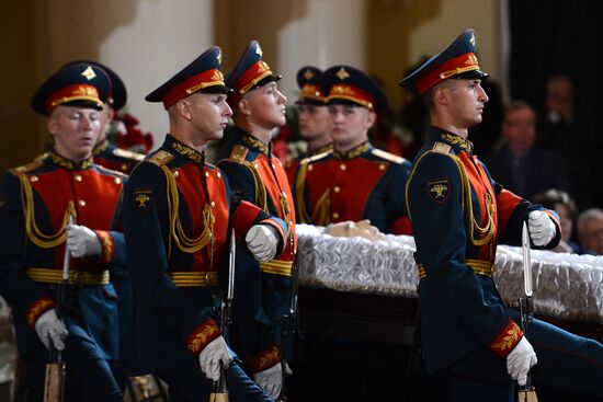 Farewell ceremony for Yevgeny Primakov
