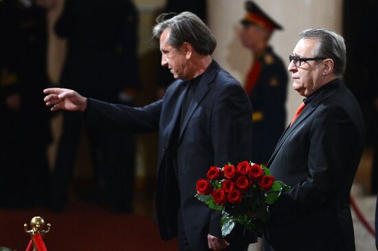 Farewell ceremony for Yevgeny Primakov