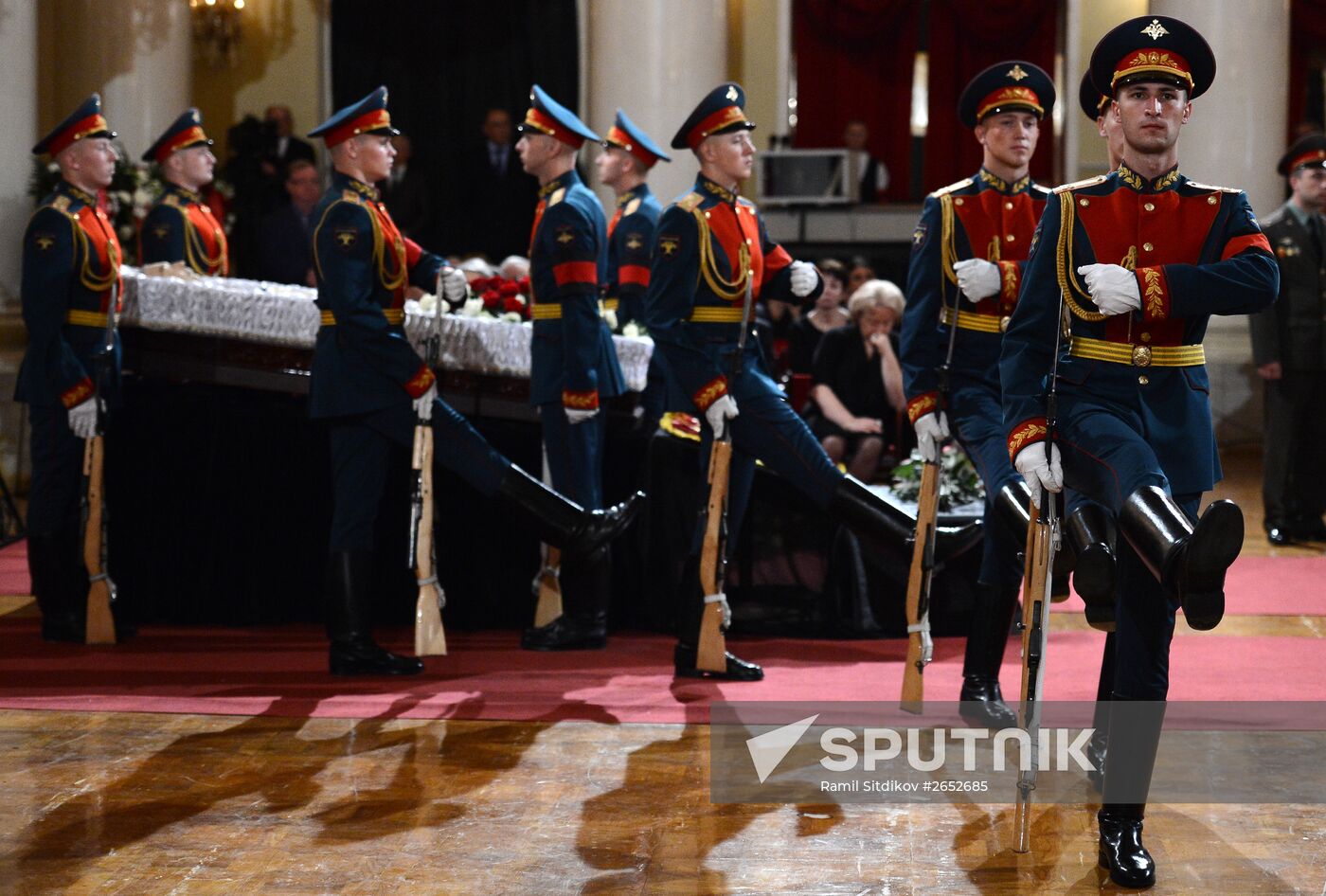 Farewell ceremony for Yevgeny Primakov