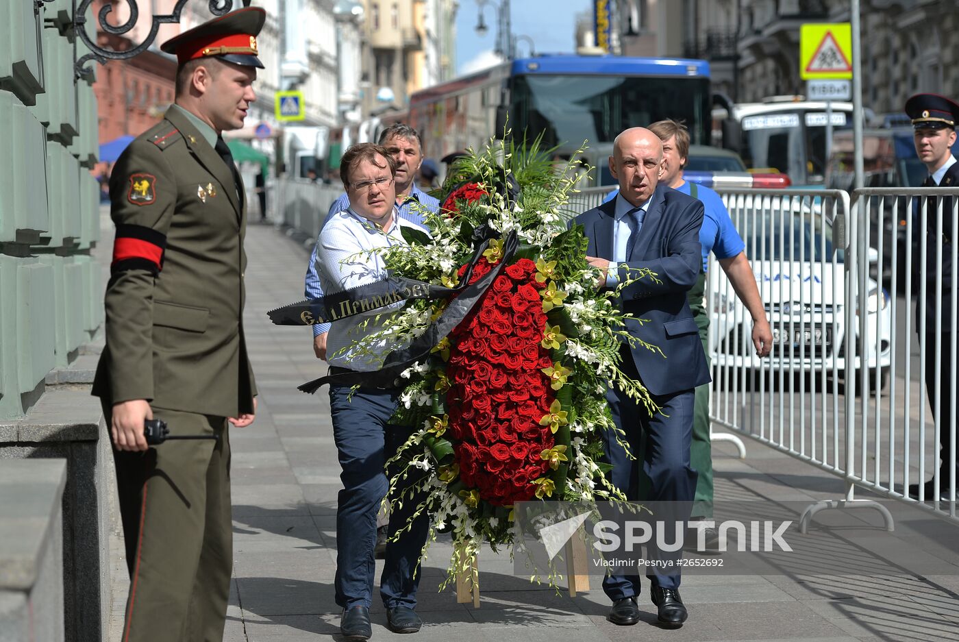 Farewell ceremony for Yevgeny Primakov