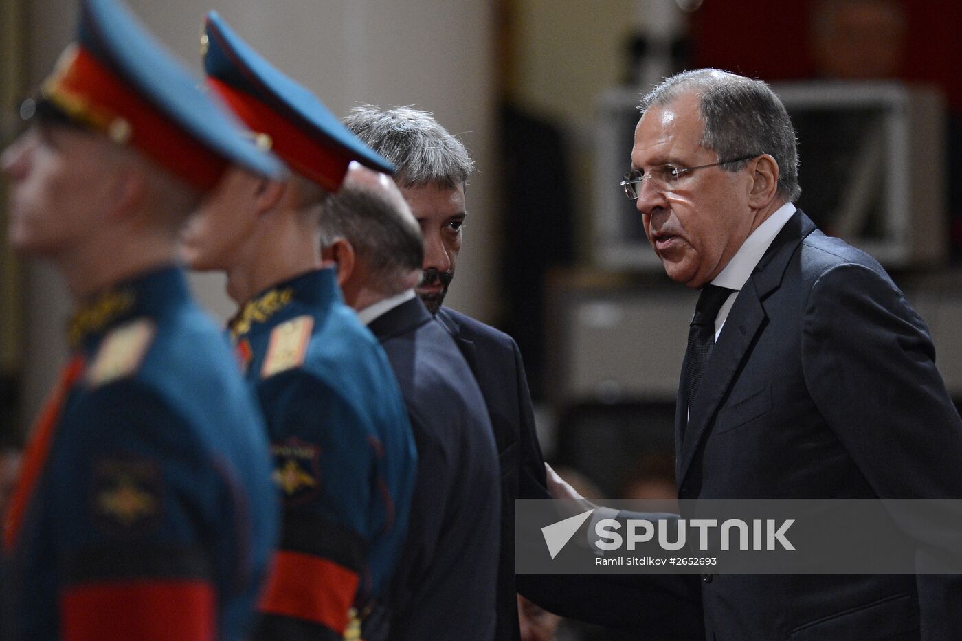 Farewell ceremony for Yevgeny Primakov