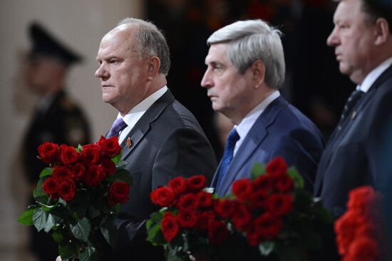 Farewell ceremony for Yevgeny Primakov