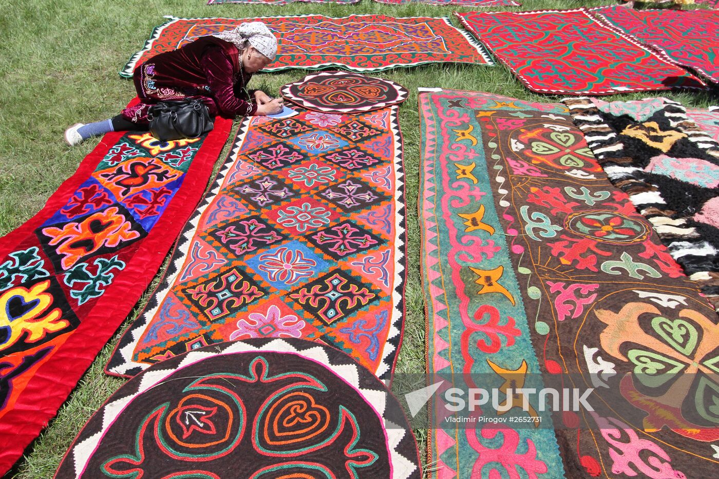 Kyrgyz Syrdagy folk festival in Kyrgyzstan