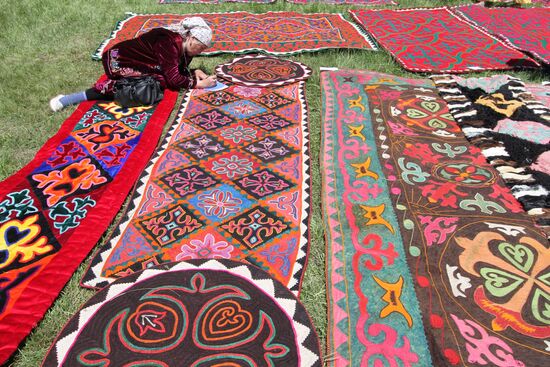 Kyrgyz Syrdagy folk festival in Kyrgyzstan