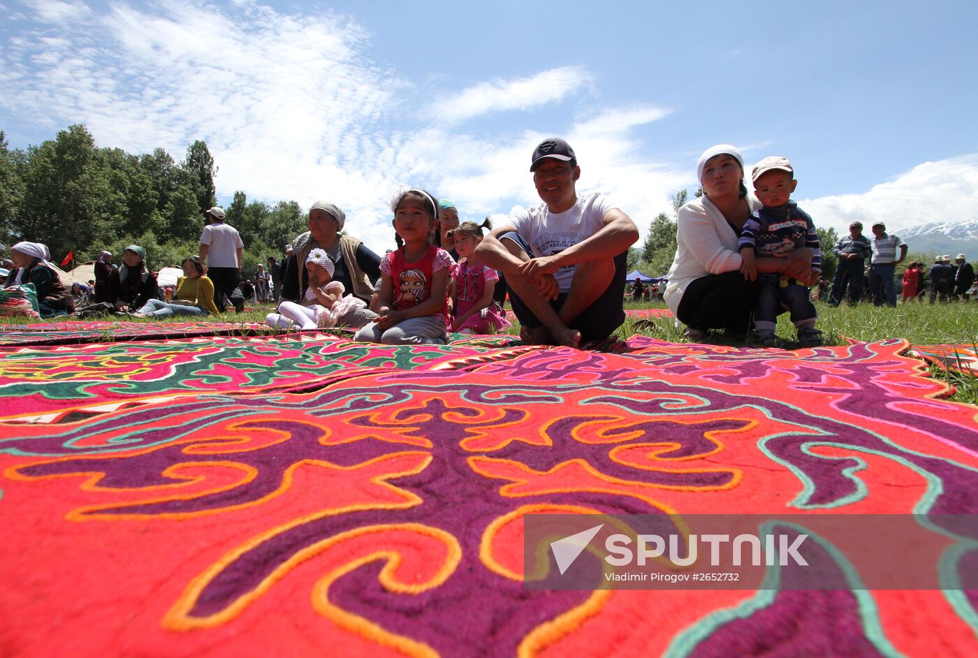 Kyrgyz Syrdagy folk festival in Kyrgyzstan