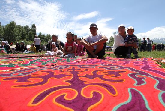 Kyrgyz Syrdagy folk festival in Kyrgyzstan