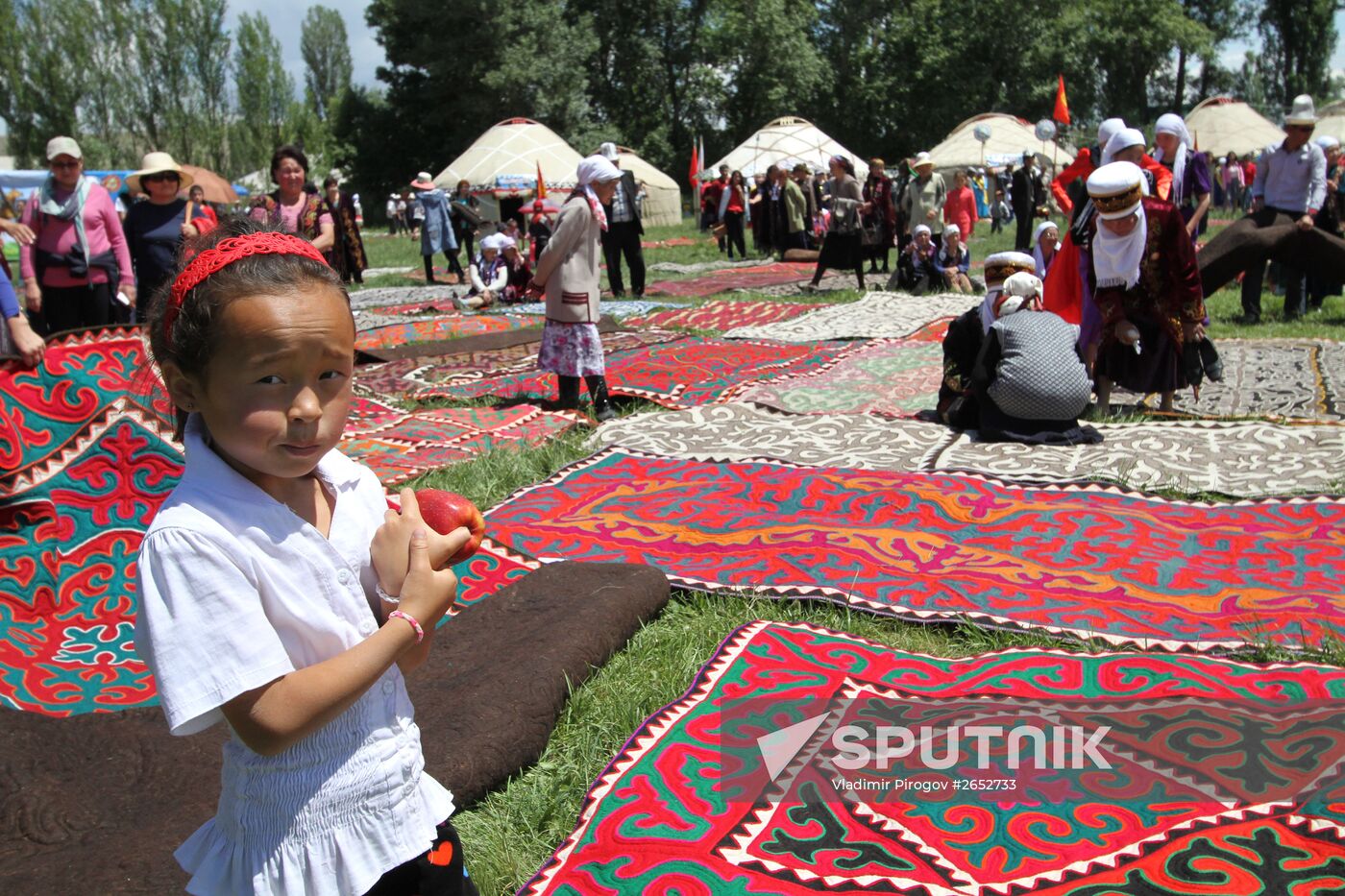 Kyrgyz Syrdagy folk festival in Kyrgyzstan