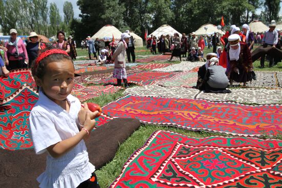 Kyrgyz Syrdagy folk festival in Kyrgyzstan