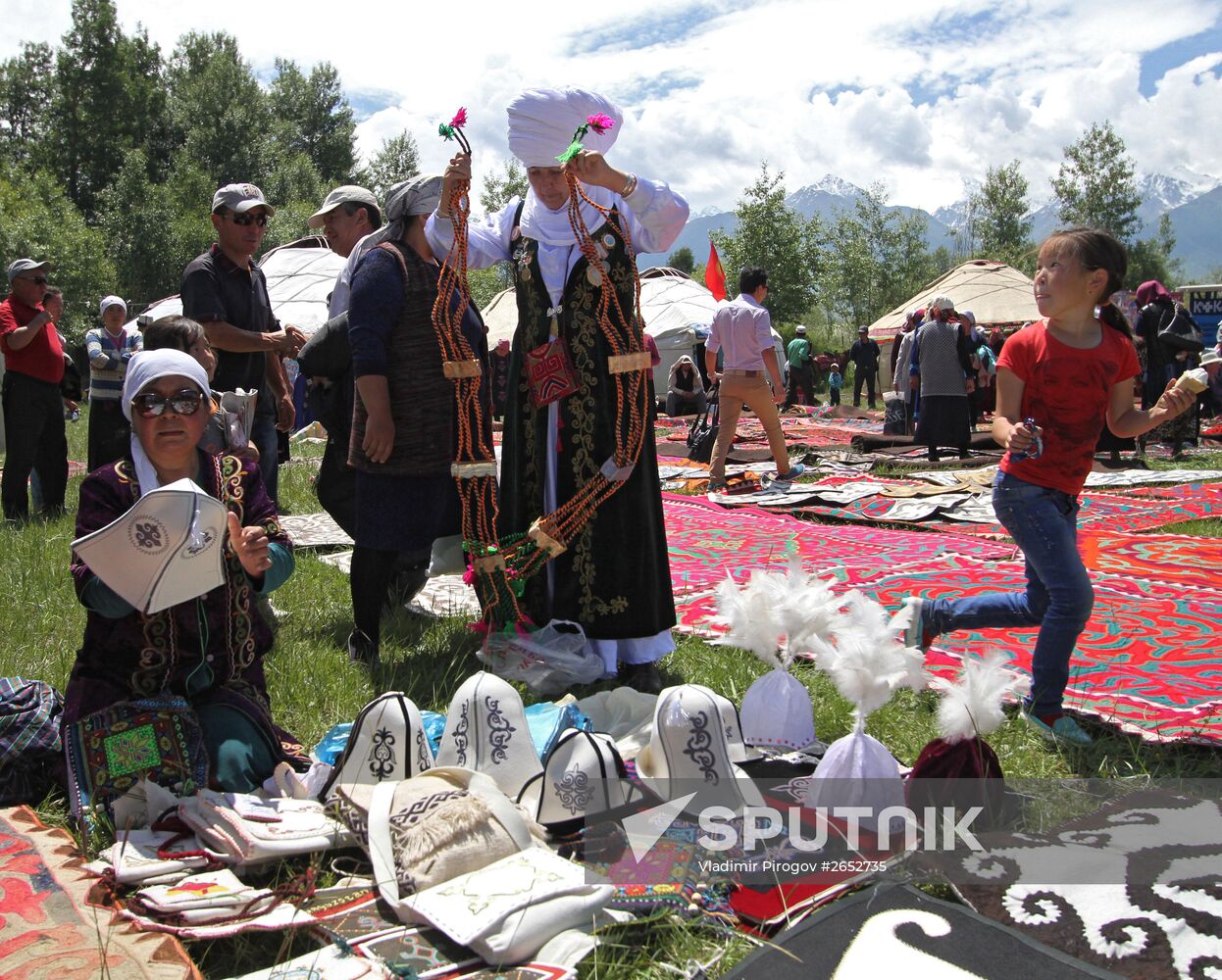 Kyrgyz Syrdagy folk festival in Kyrgyzstan