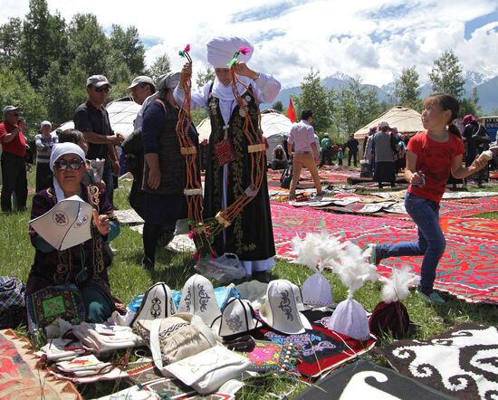 Kyrgyz Syrdagy folk festival in Kyrgyzstan