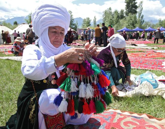 Kyrgyz Syrdagy folk festival in Kyrgyzstan