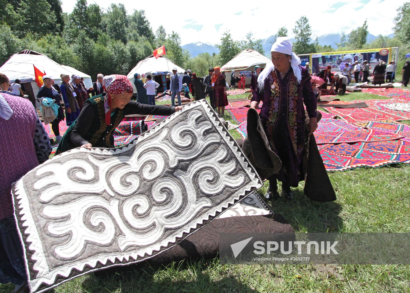 Kyrgyz Syrdagy folk festival in Kyrgyzstan