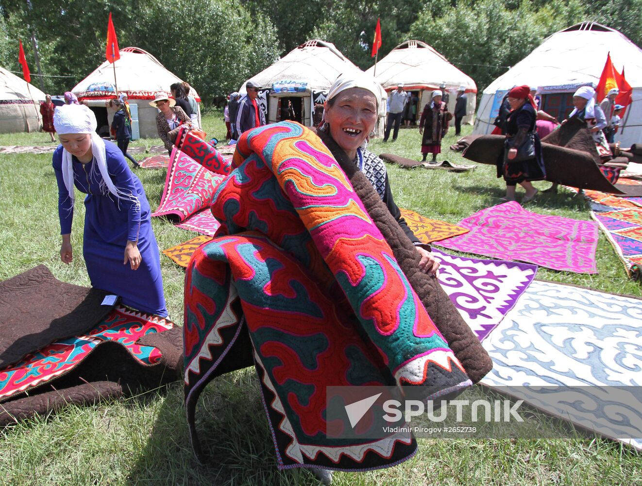 Kyrgyz Syrdagy folk festival in Kyrgyzstan