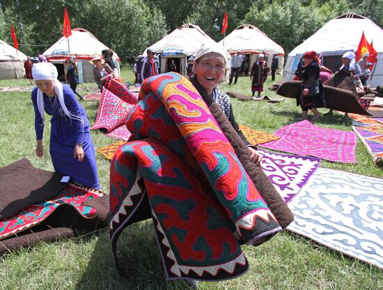 Kyrgyz Syrdagy folk festival in Kyrgyzstan
