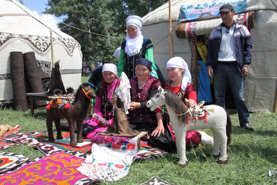 Kyrgyz Syrdagy folk festival in Kyrgyzstan