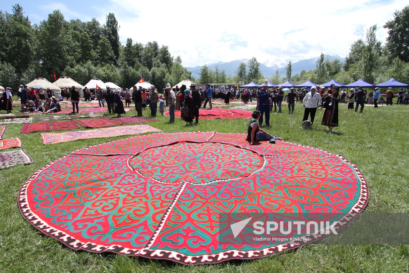 Kyrgyz Syrdagy folk festival in Kyrgyzstan