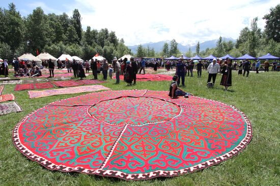 Kyrgyz Syrdagy folk festival in Kyrgyzstan