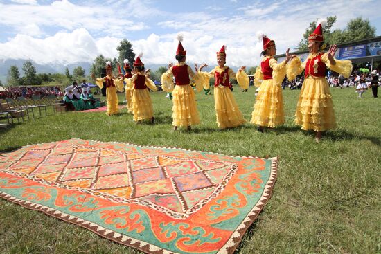 Kyrgyz Syrdagy folk festival in Kyrgyzstan