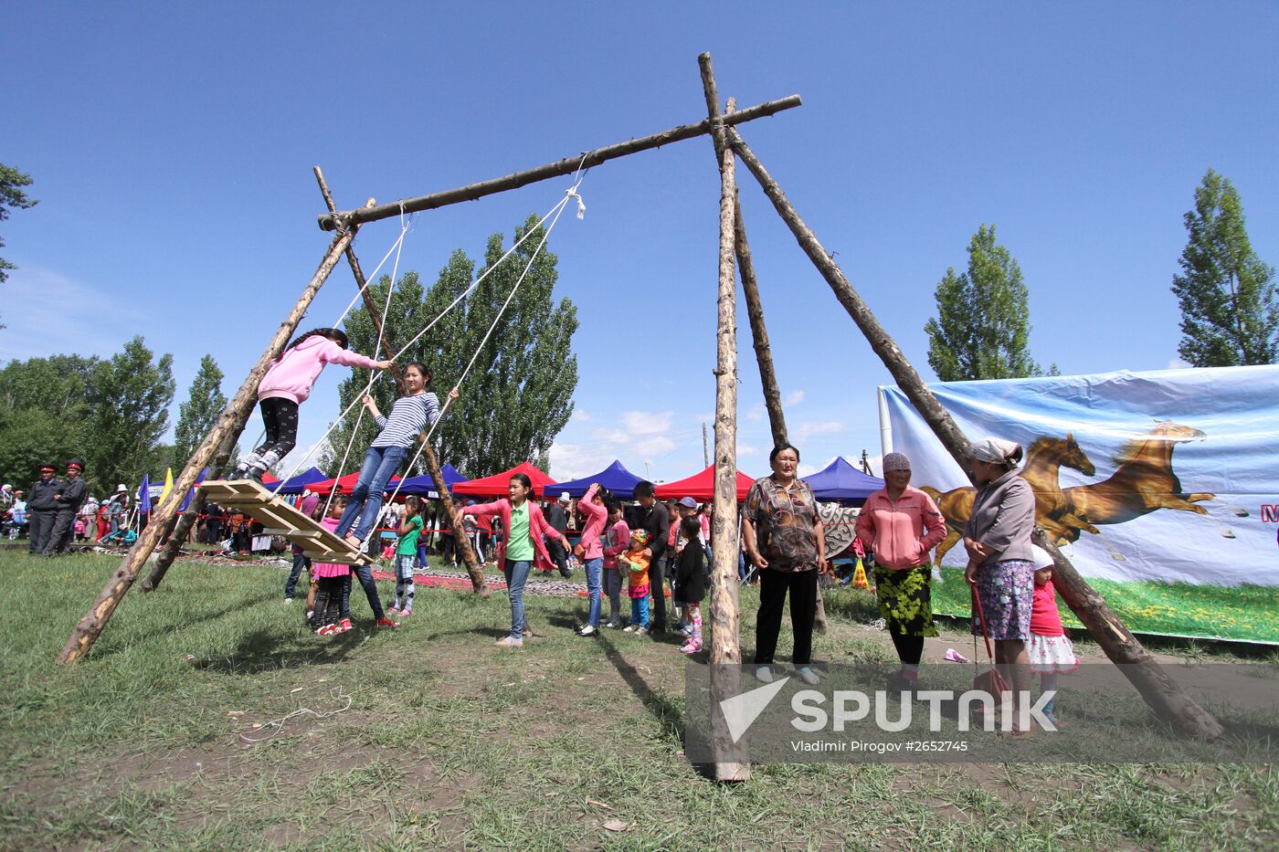 Kyrgyz Syrdagy folk festival in Kyrgyzstan
