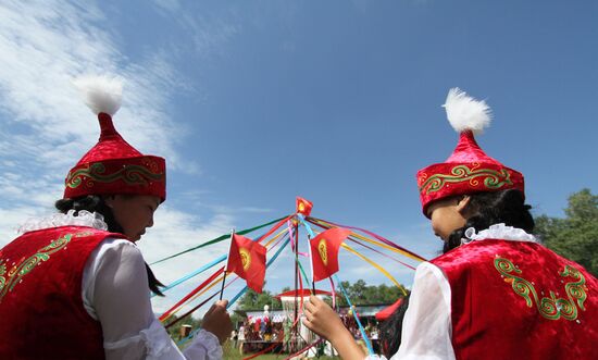 Kyrgyz Syrdagy folk festival in Kyrgyzstan