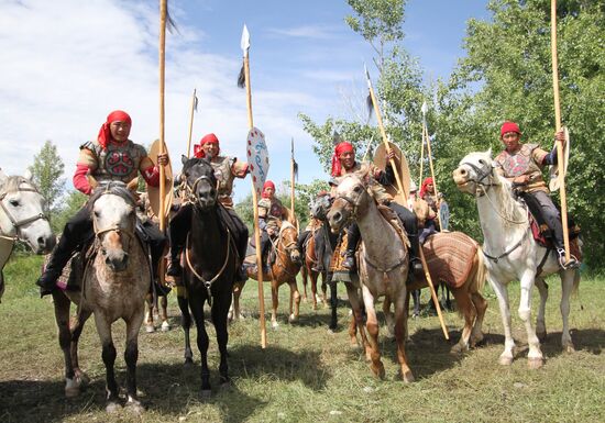 Kyrgyz Syrdagy folk festival in Kyrgyzstan