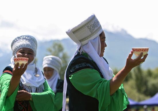 Kyrgyz Syrdagy folk festival in Kyrgyzstan