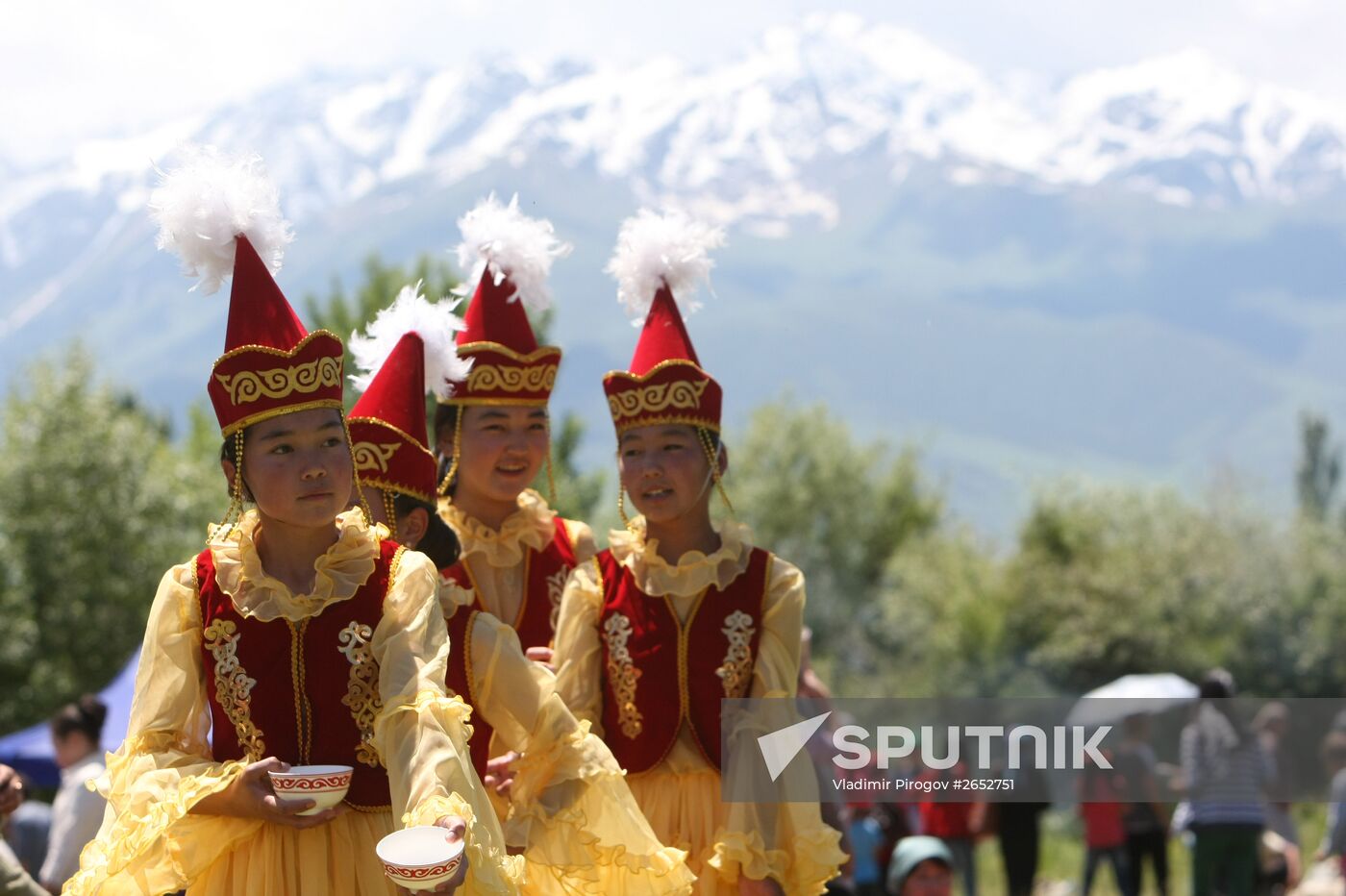 Kyrgyz Syrdagy folk festival in Kyrgyzstan
