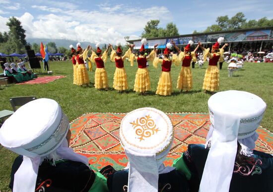 Kyrgyz Syrdagy folk festival in Kyrgyzstan