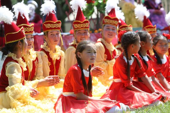 Kyrgyz Syrdagy folk festival in Kyrgyzstan